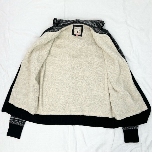 Triple Five Soul Sherpa Lined Hoodie Full Zip Sweater - Picture 4 of 10